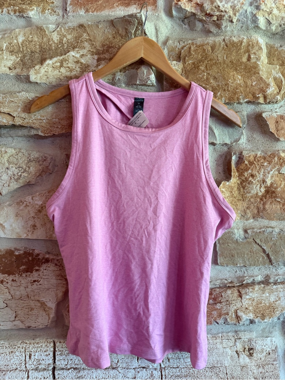Zobha Light Pink Crewneck Tank Top